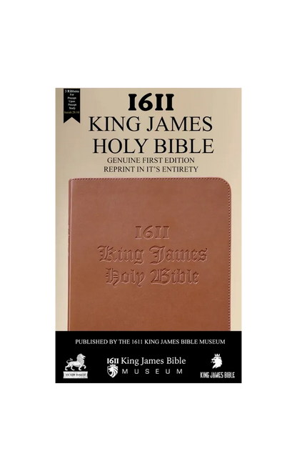 1611 King James Bible - Tan