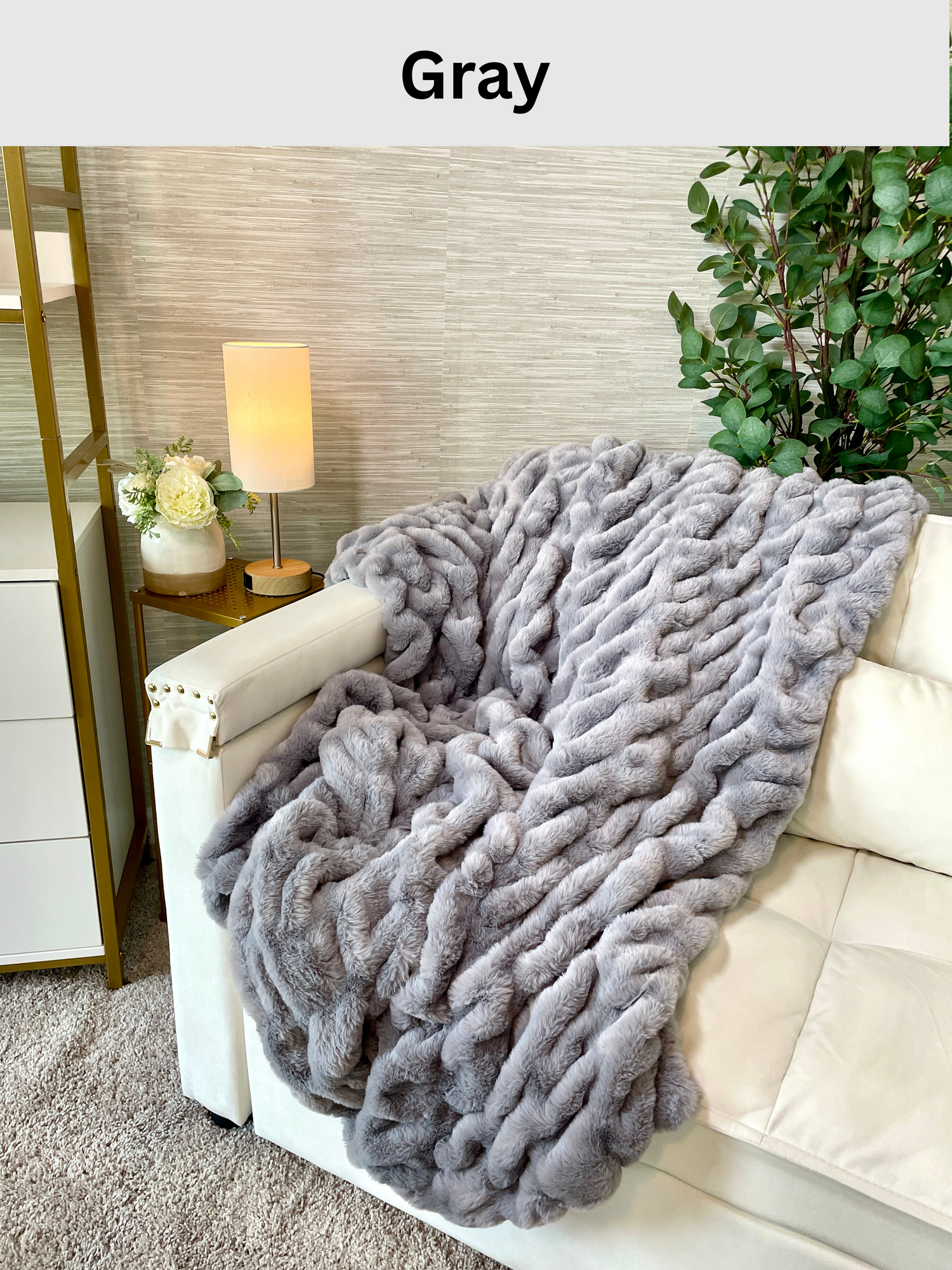 Faux Fur Blanket - Medium &amp; Large