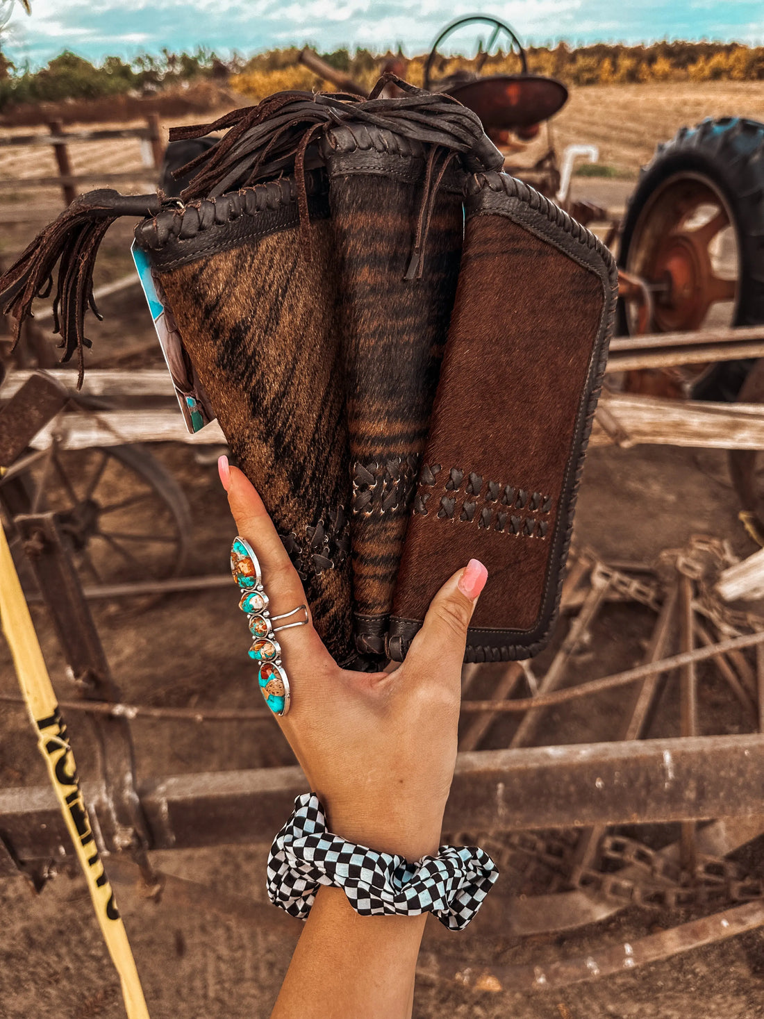 The Hazy Wesson (Brown Leather) Wallet a Haute Southern Hyde by Beth Marie Exclusive Haute Southern Hyde