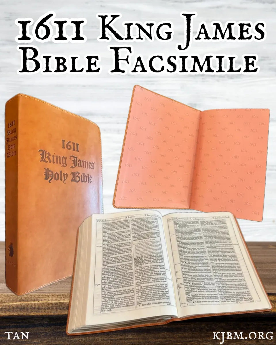 1611 King James Bible - Tan