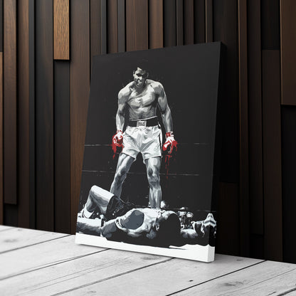 Muhammad Ali Canvas – Boxing Illustration Wall Art Decor