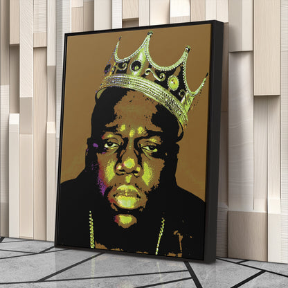 Notorious B.I.G Canvas – Rap Icon Wall Art for Home Decor