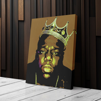 Notorious B.I.G Canvas – Rap Icon Wall Art for Home Decor
