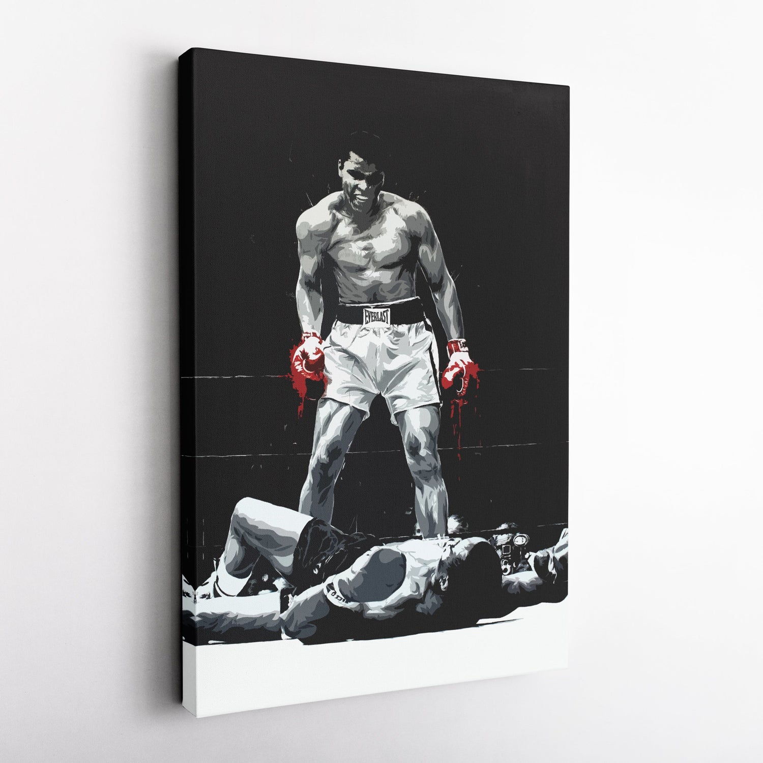 Muhammad Ali Canvas – Boxing Illustration Wall Art Decor