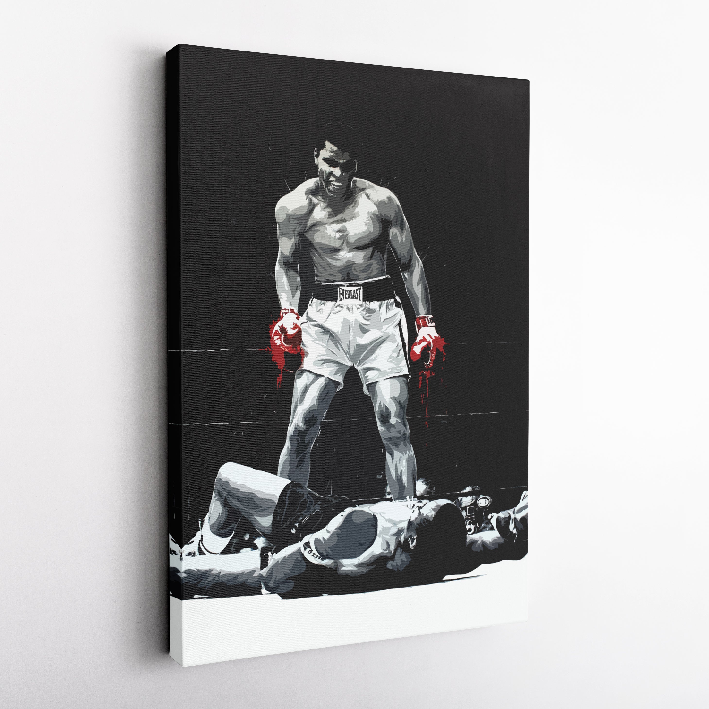Muhammad Ali Canvas – Boxing Illustration Wall Art Decor