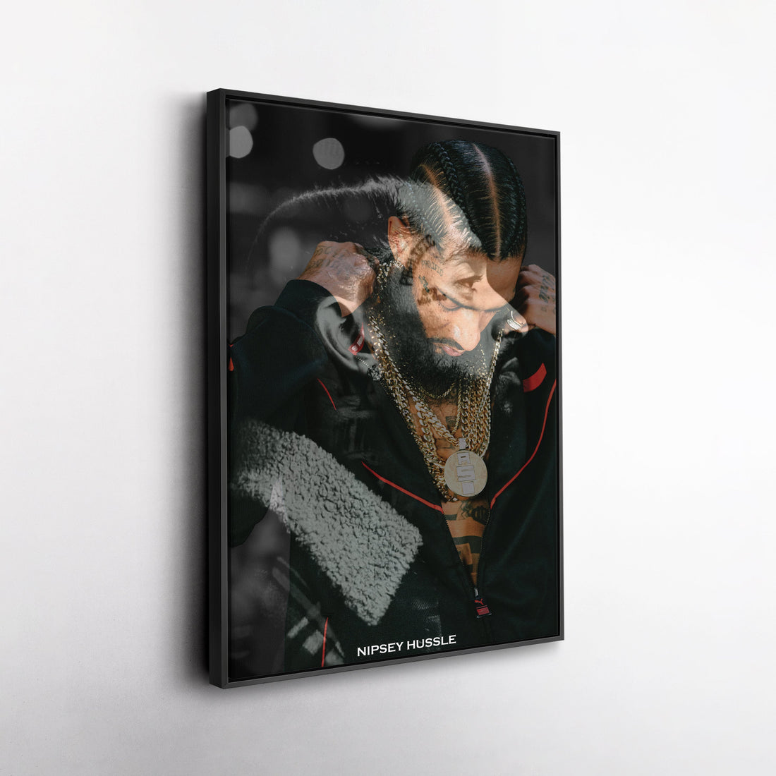Nipsey Hussle Canvas – Rap Legend Wall Art for Studio Decor