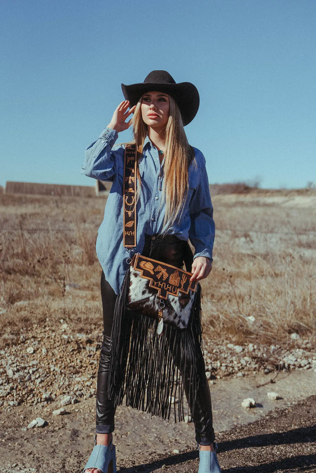 The Western &amp; Branded Crossbody a Haute Southern Hyde by Beth Marie Exclusive Haute Southern Hyde