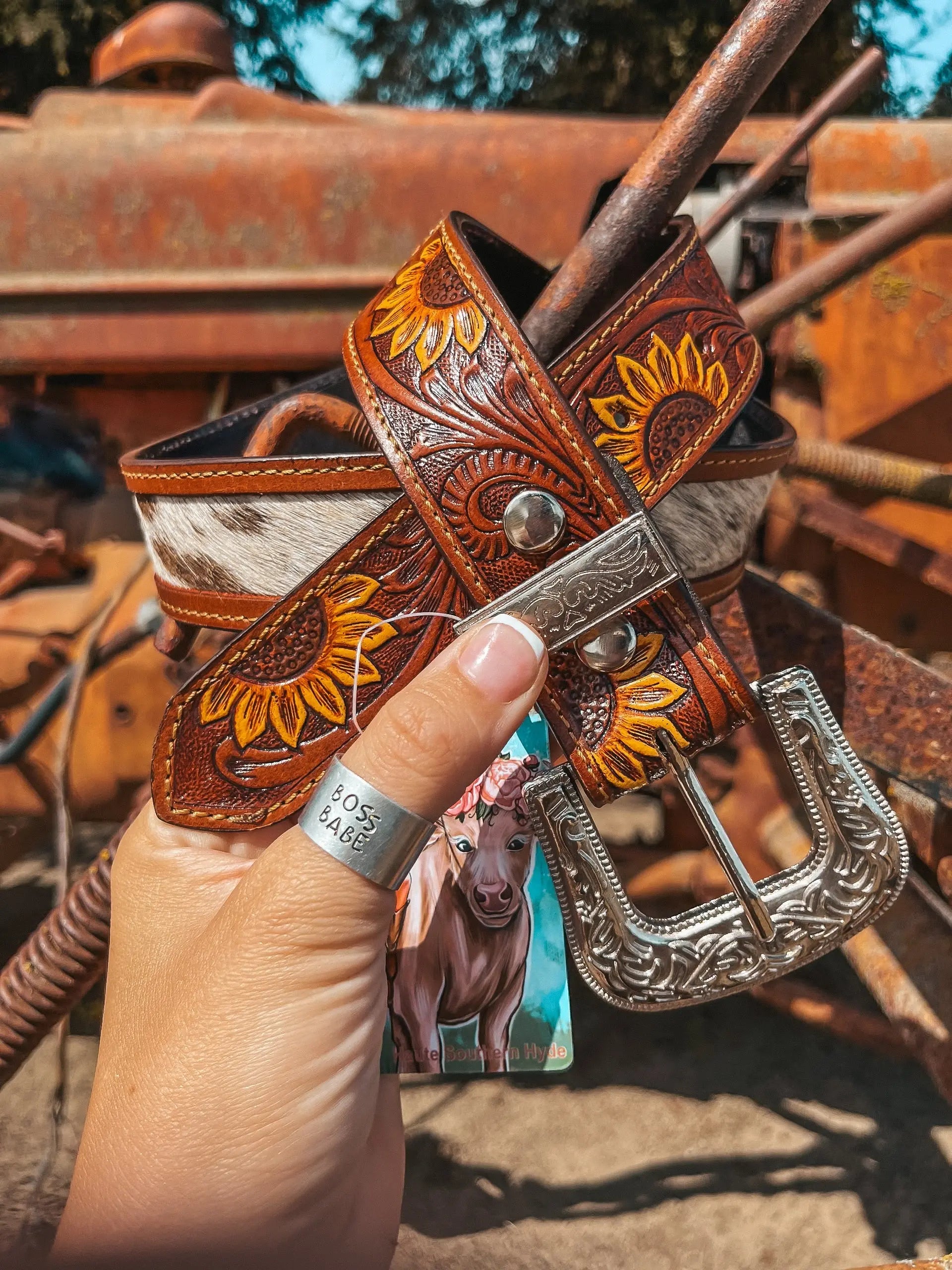 The Sunflower Belt a Haute Southern Hyde by Beth Marie Exclusive Haute Southern Hyde