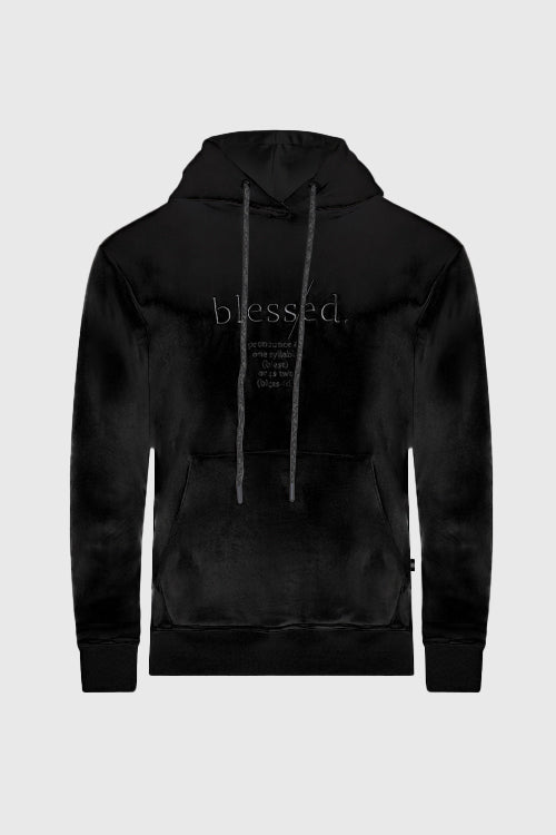 Blessed Velour Hoodie
