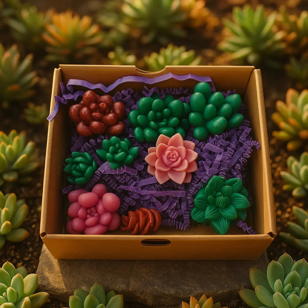 Succulent Garden Wax Melt Gift Box – Handcrafted Botanical Collection SHPNWLVS Clothing