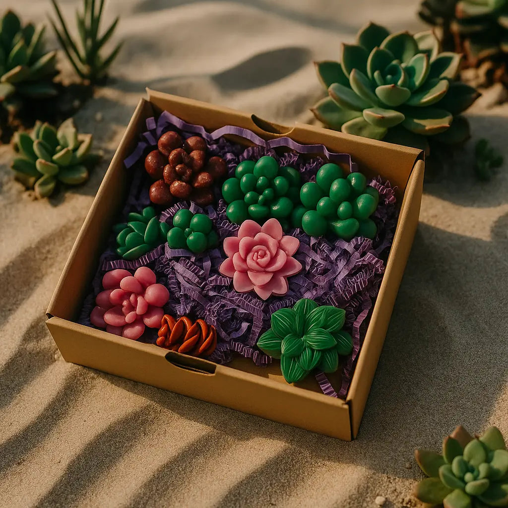 Succulent Garden Wax Melt Gift Box – Handcrafted Botanical Collection SHPNWLVS Clothing