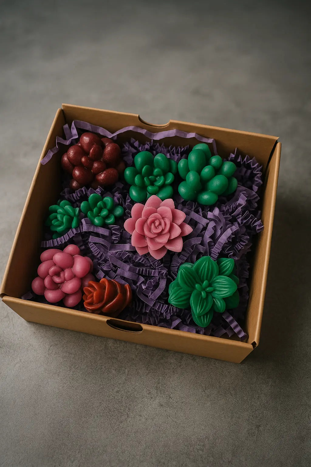 Succulent Garden Wax Melt Gift Box – Handcrafted Botanical Collection SHPNWLVS Clothing