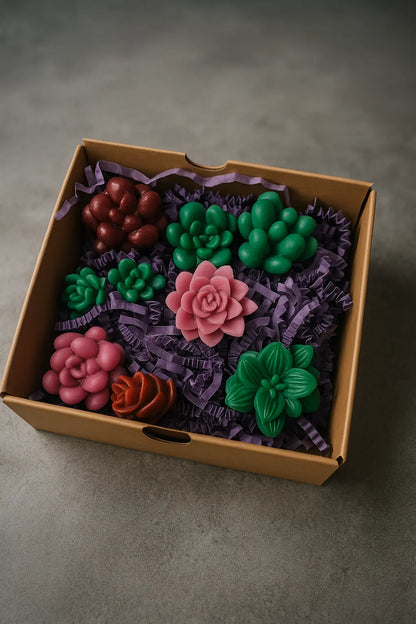 Succulent Garden Wax Melt Gift Box – Handcrafted Botanical Collection SHPNWLVS Clothing
