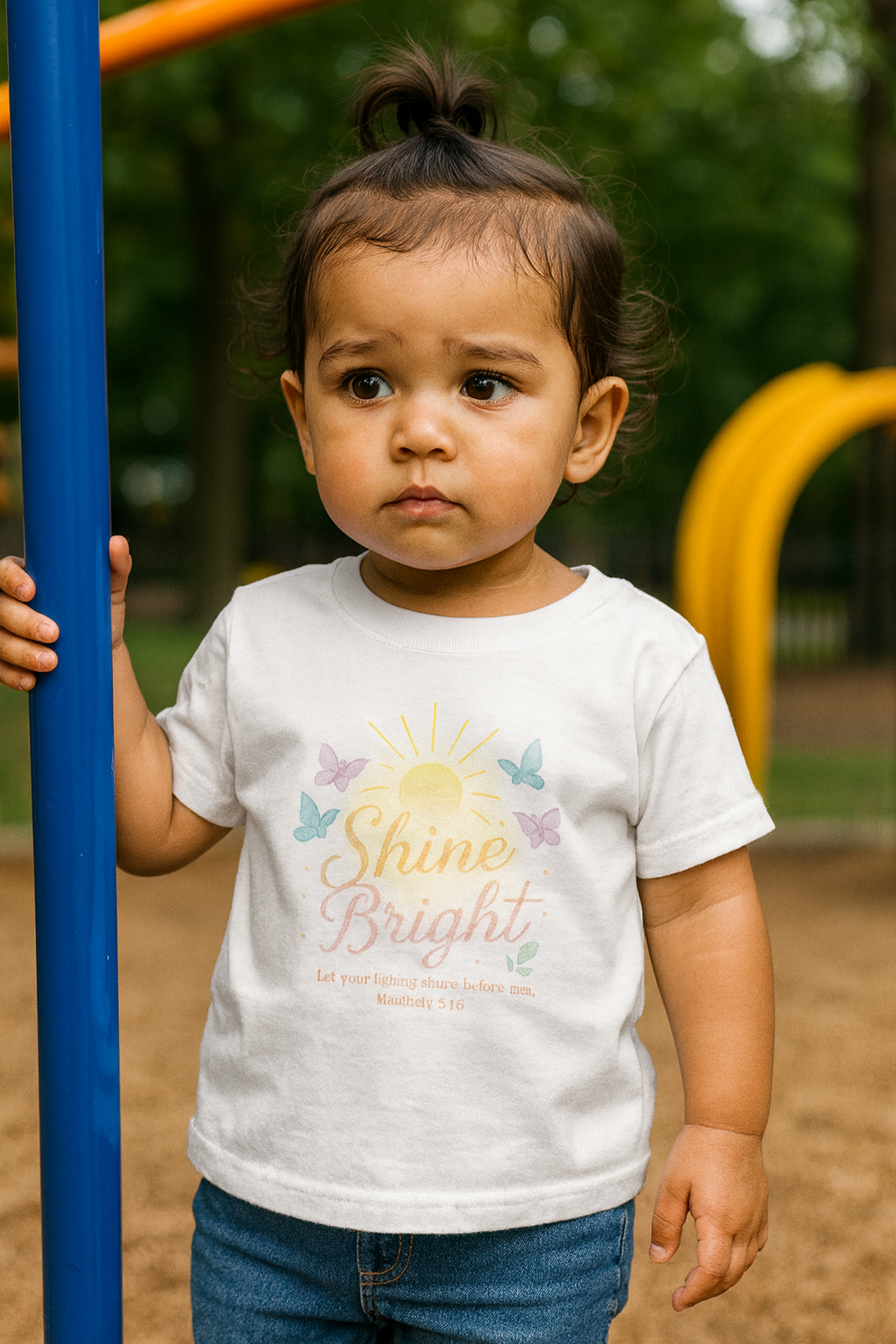 Shine Bright Baby Jersey Short Sleeve Tee