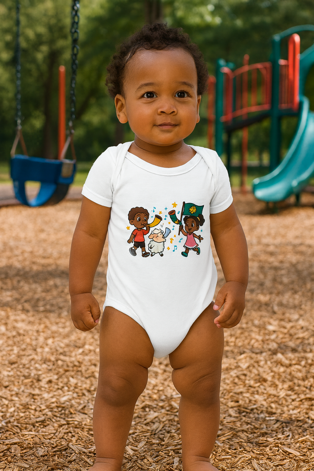 "Shofar Squad" Infant Onesie | SHPNWLVSCLTHN Spiritual baby gear