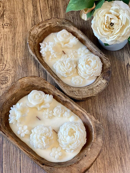 Asher Botanical Garden Dough Bowl Candle