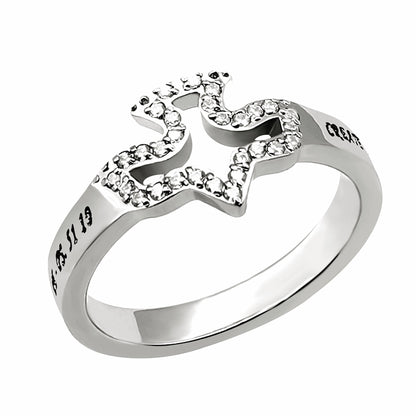 CZ Dove Ring