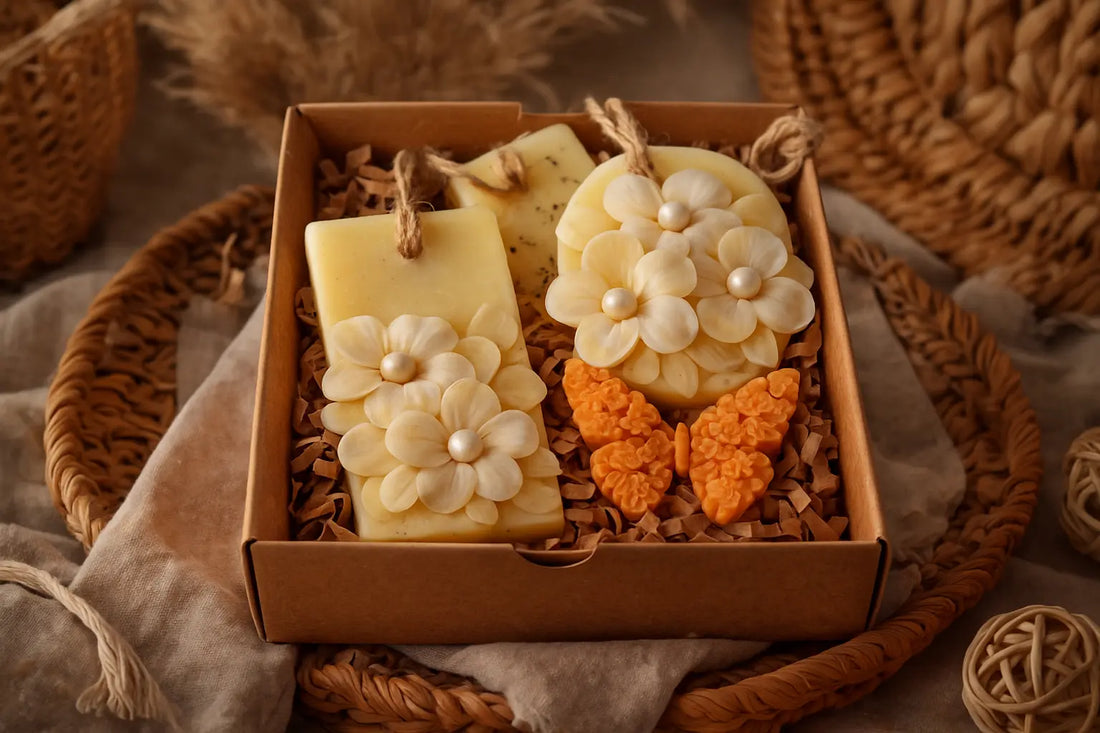 Lemon Brûlée Floral Wax Melt &amp; Sachet Gift Box SHPNWLVS Clothing