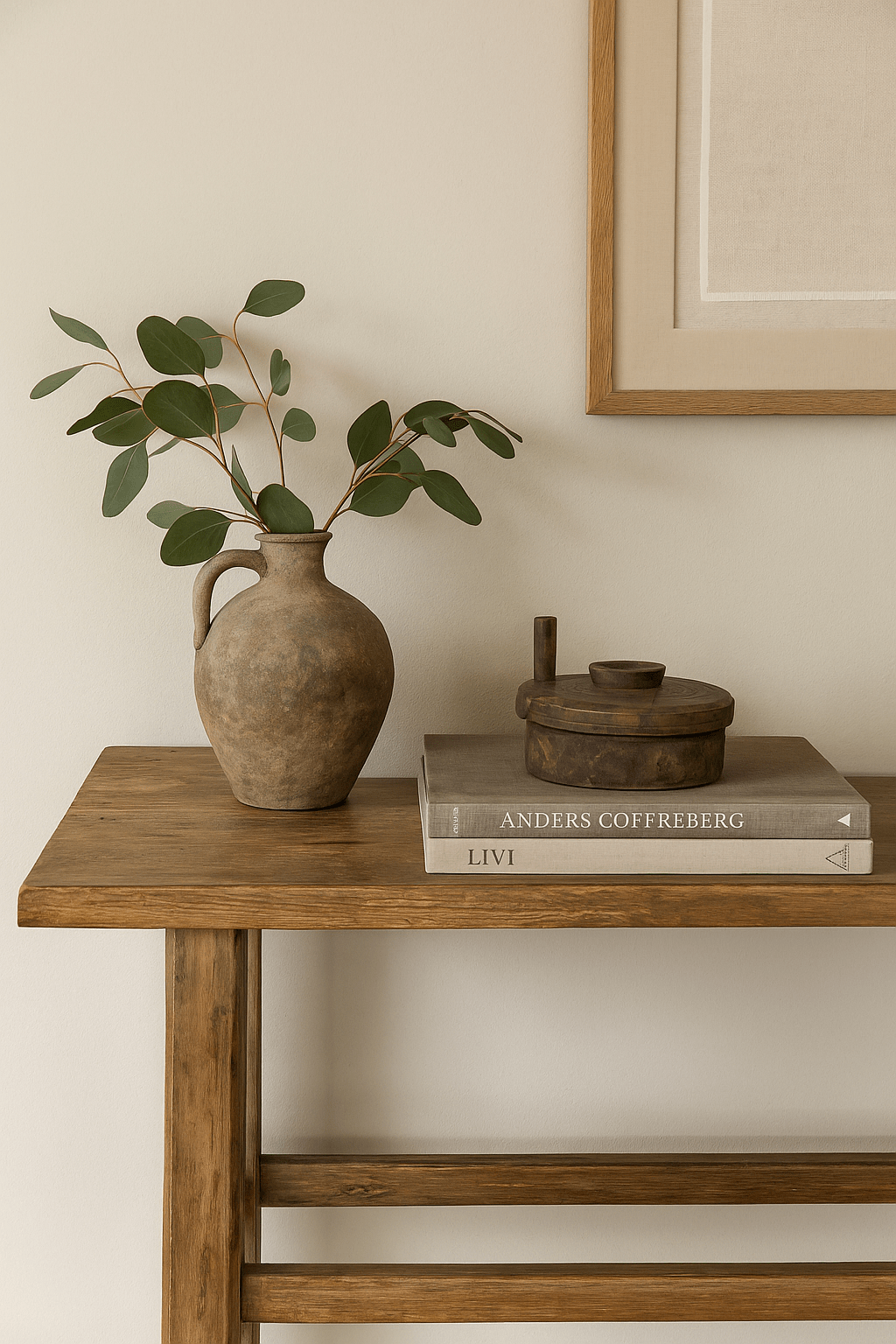 Reclaimed Wood Spice Grinder with Lid – Decorative Accent