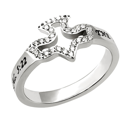 CZ Dove Ring