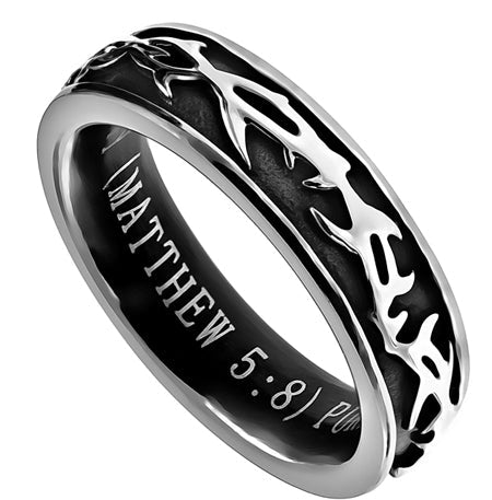 Crown of Thorns Ring - Purity