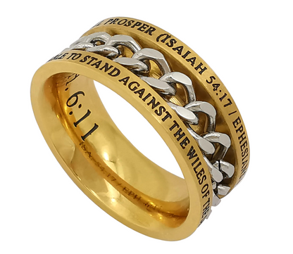 Gold Chain Ring