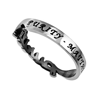 Hand Writing Ring - Purity
