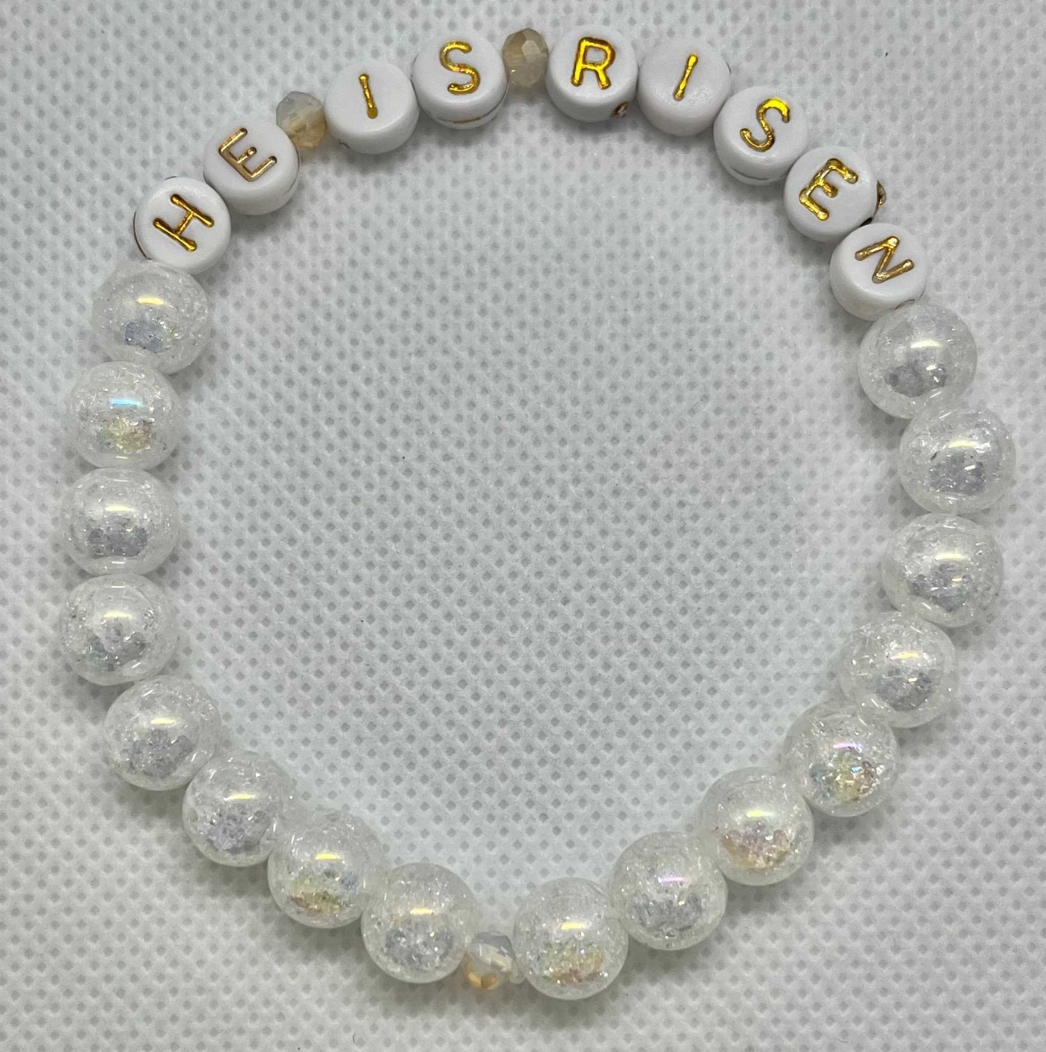 He Is Risen Bead Bracelet – Handmade Christ Jewelry