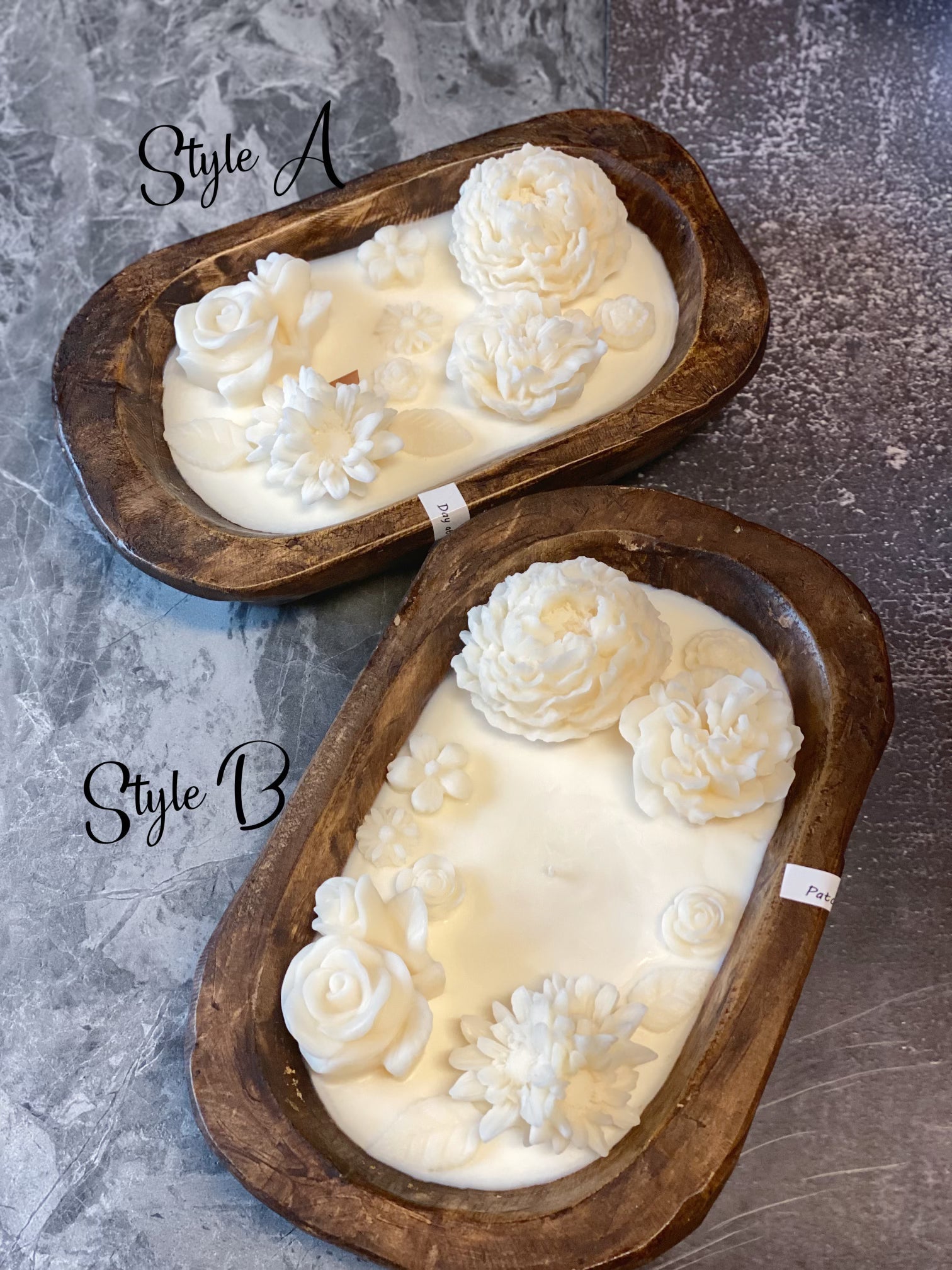 Asher Botanical Garden Dough Bowl Candle