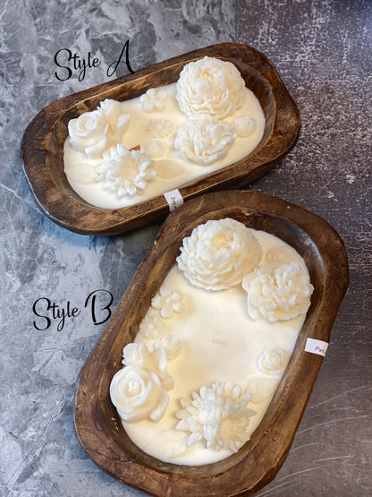 Asher Botanical Garden Dough Bowl Candle