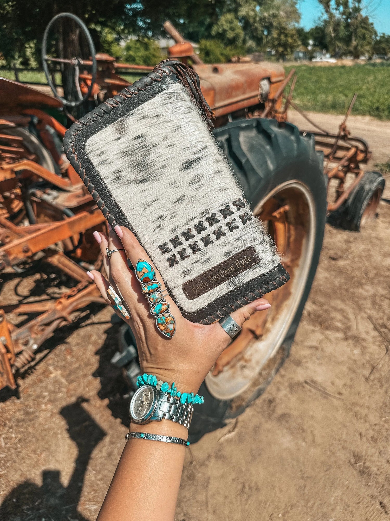 The Wesson (Brown Leather) Wallet a Haute Southern Hyde by Beth Marie Exclusive Haute Southern Hyde