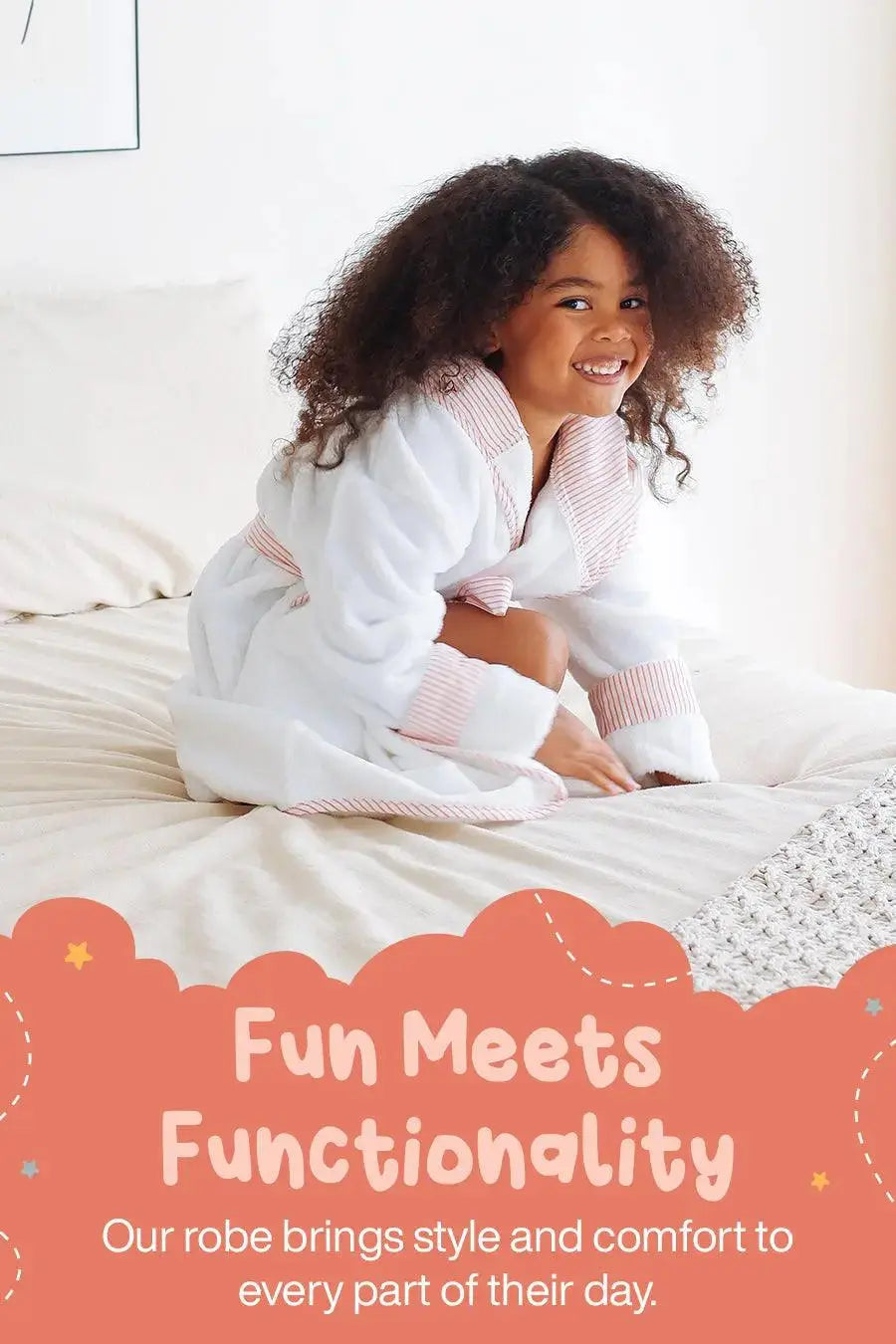 Kids Plush Robe – Ultra Soft, Safe &amp; Cozy for Toddlers &amp; Kids Lotus Linen