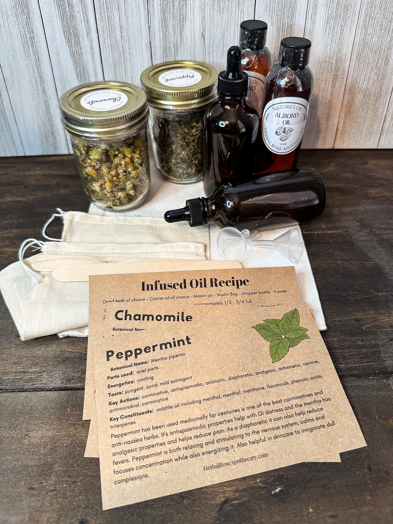 DIY Herbal Infused Oil Kit