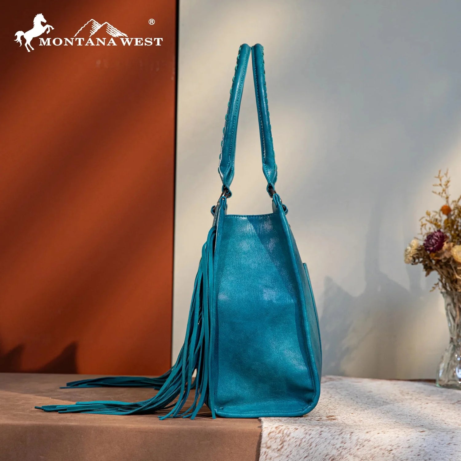 Montana West Tool Fringe Collection Concealed Carry Wide Tote