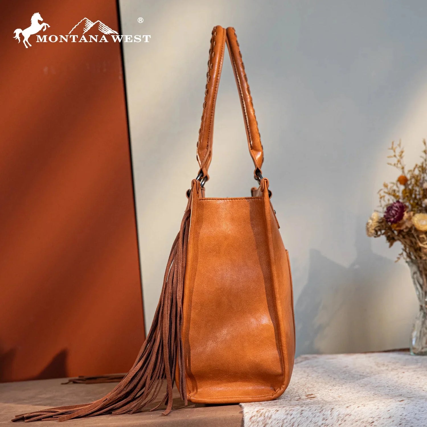 Montana West Tool Fringe Collection Concealed Carry Wide Tote