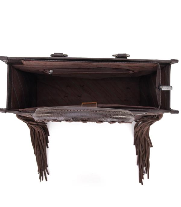 Montana West Tool Fringe Collection Concealed Carry Wide Tote