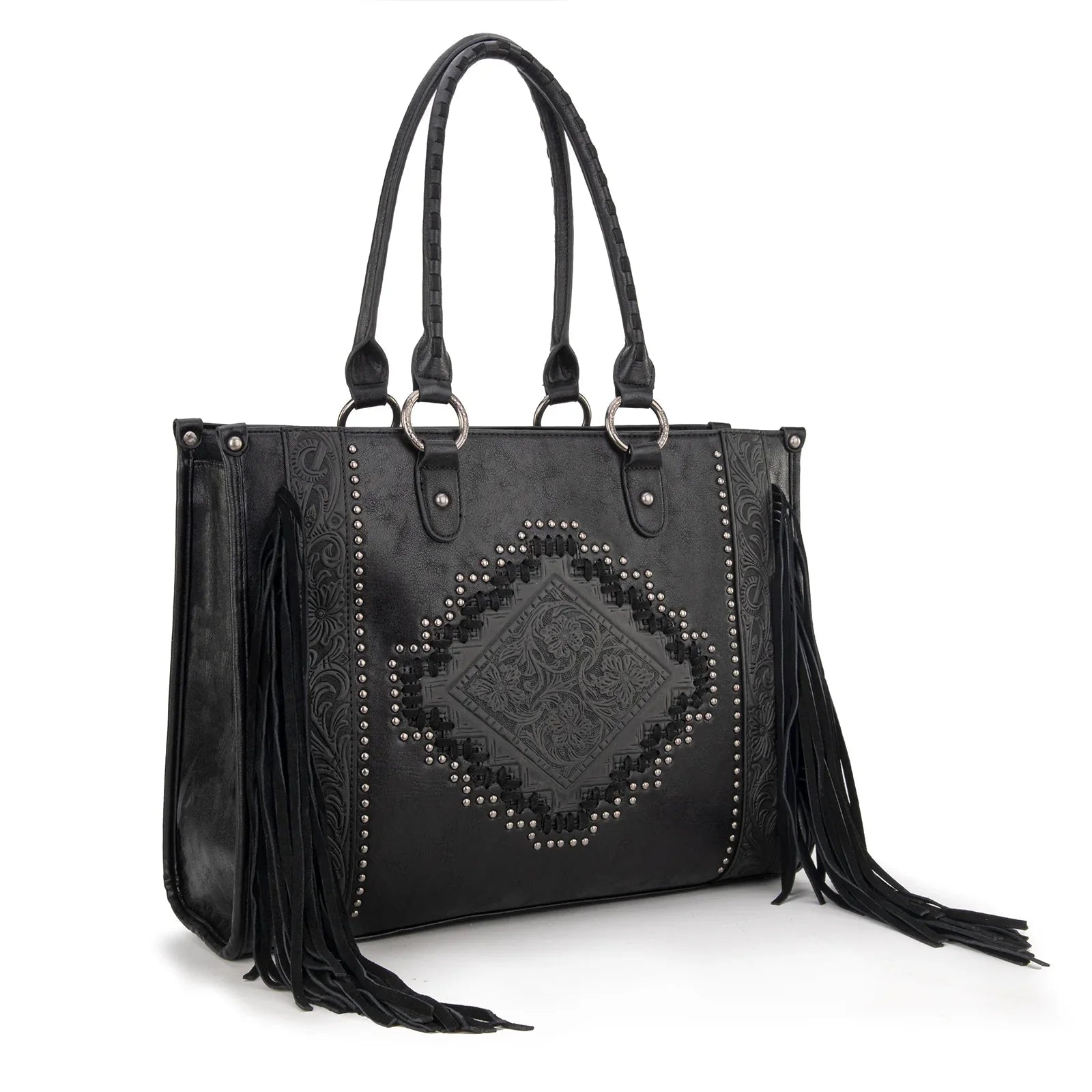 Montana West Tool Fringe Collection Concealed Carry Wide Tote