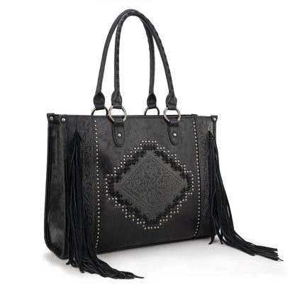 Montana West Tool Fringe Collection Concealed Carry Wide Tote