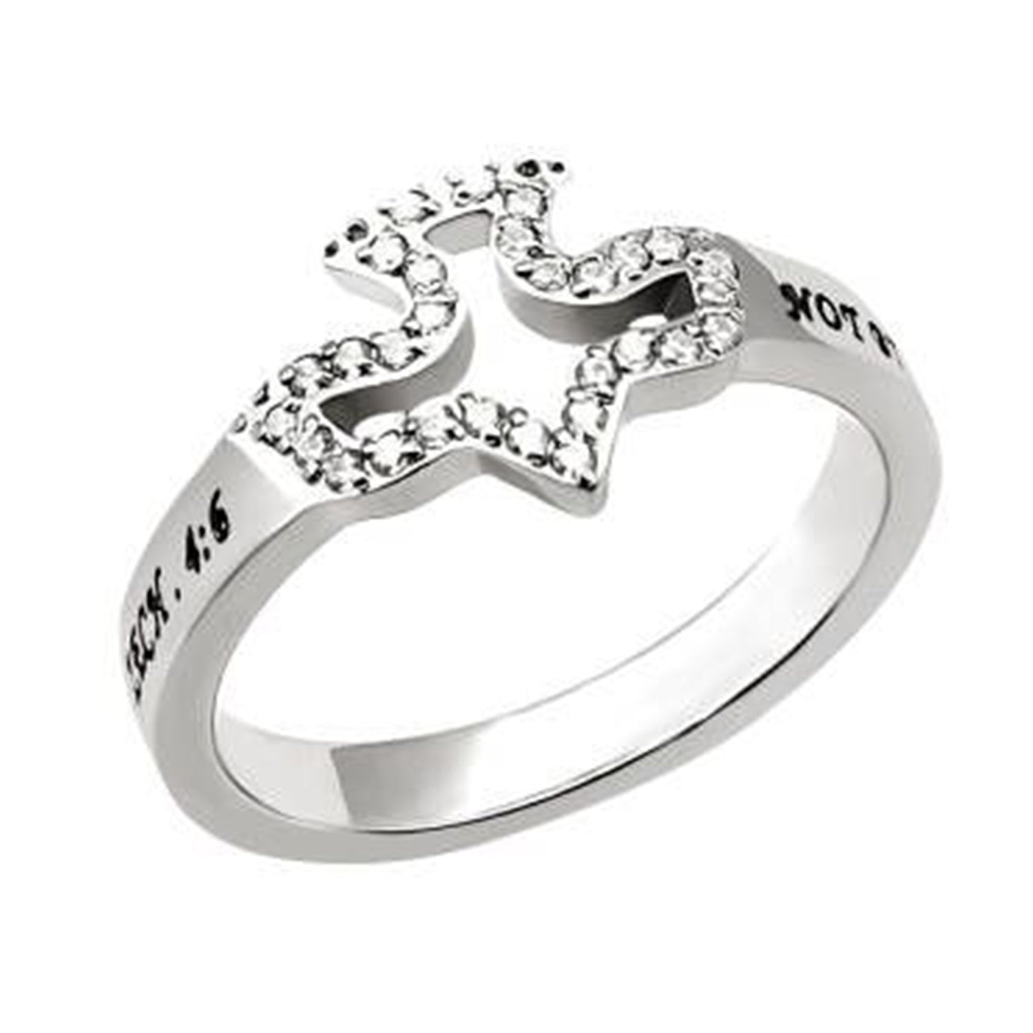 CZ Dove Ring