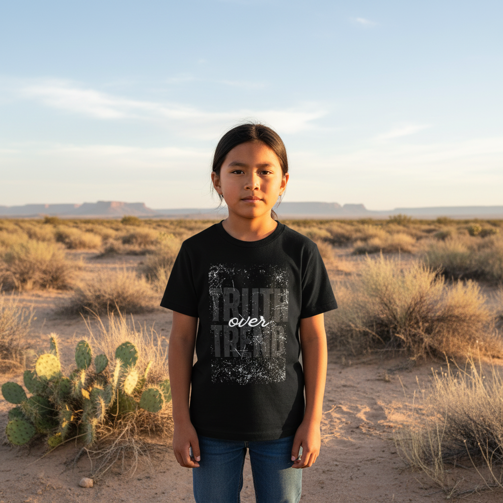 Truth over Trend - kids  Spiritual T-Shirt
