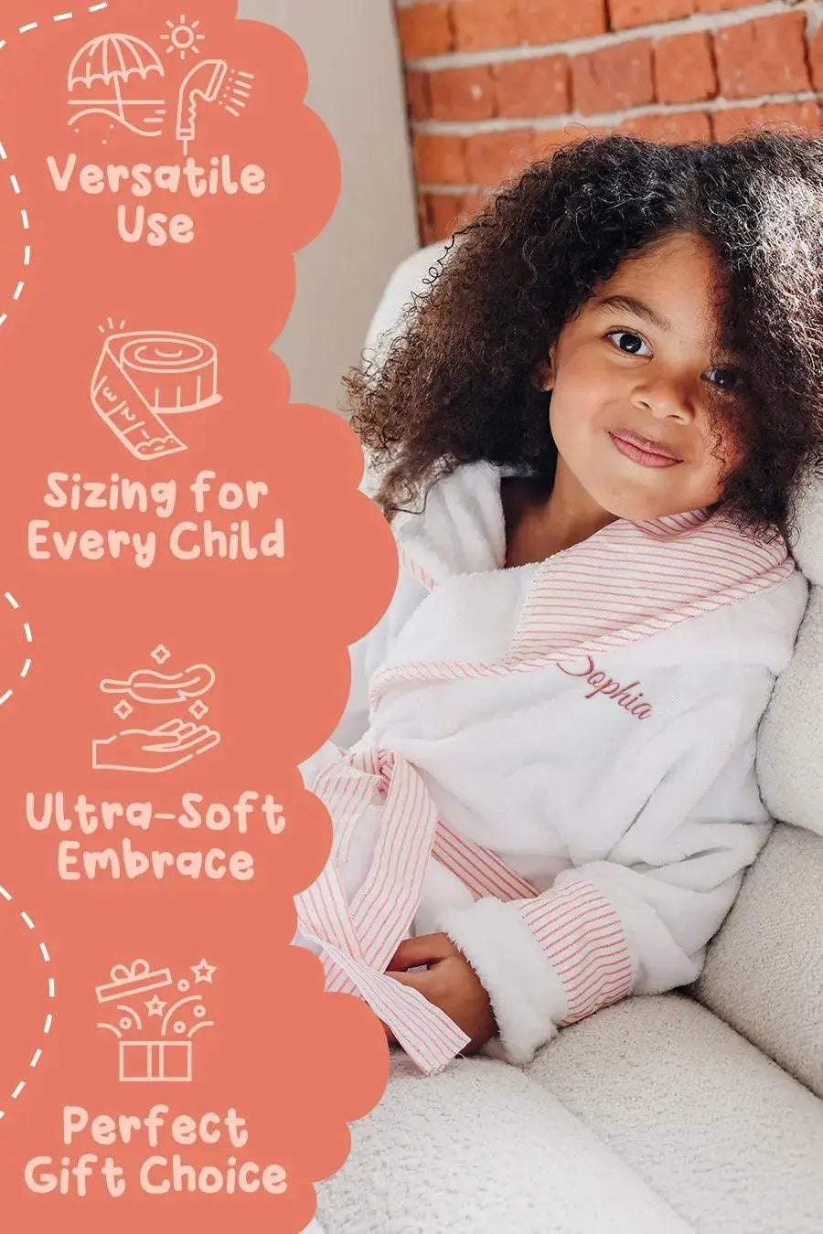 Kids Plush Robe – Ultra Soft, Safe &amp; Cozy for Toddlers &amp; Kids Lotus Linen