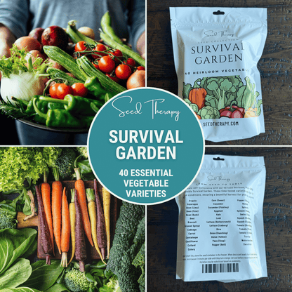Survival Garden Combo – 40 Vegetable &amp; 40 Medicinal Herb Varieties