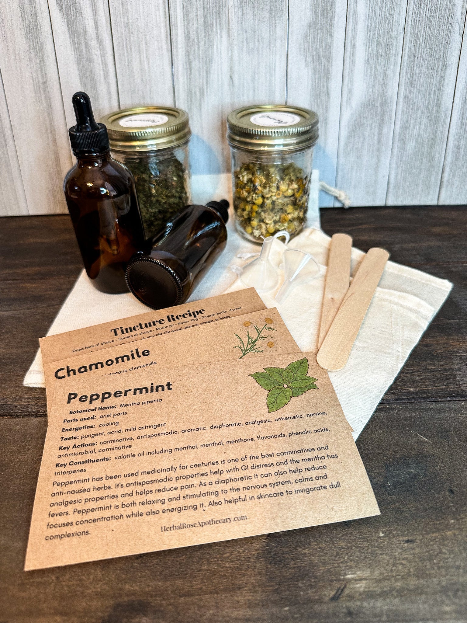 DIY 2 Herb Tincture Kit